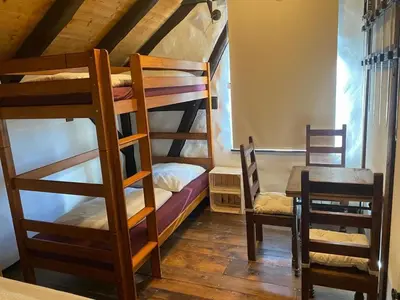 Ein Bett oder Betten in einem Zimmer der Unterkunft Waffenkammer