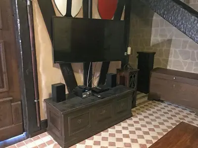 TV/Unterhaltungsangebot in der Unterkunft Wachstube