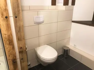 Ein Badezimmer in der Unterkunft Kemenate Penzlin