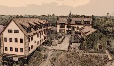 Das Gebäude in dem sich die Ferienwohnung befindet