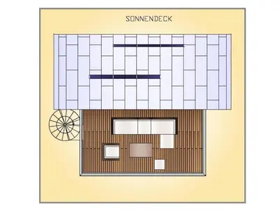 Grundriss der Unterkunft Ferienhaus 
