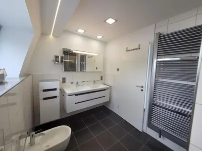 Ein Badezimmer in der Unterkunft Ferienhaus Water