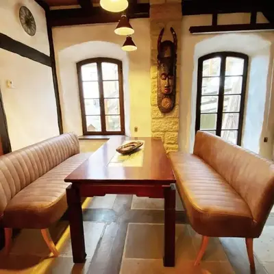 Kinderfreundliches Ferienhaus NAMIBIA-LODGE im Rittergut Leppersdorf bei Dresden