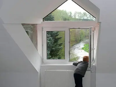 Kinder, die in der Unterkunft Villa Rotschoenberg im Tal der Freiberger Mulde übernachten