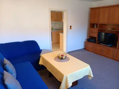 TV/Unterhaltungsangebot in der Unterkunft Ferienwohnung Füssel am Malerweg