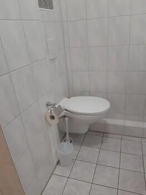 Ein Badezimmer in der Unterkunft gemütliche kleine Ferienwohnung