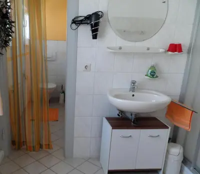 Ein Badezimmer in der Unterkunft Ferienhaus Sonnenschein