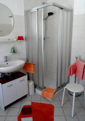 Ein Badezimmer in der Unterkunft Ferienhaus Sonnenschein