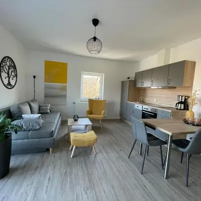 Moderne Wohnung mit Balkon inmitten der Lausitz