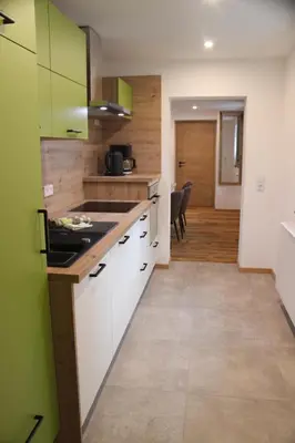 Küche/Küchenzeile in der Unterkunft Ferienapartment Horn