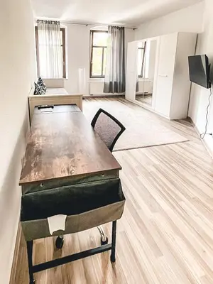 TV/Unterhaltungsangebot in der Unterkunft Zentrum, 2R, Balkon, WiFi, 4P, modern, ruhig