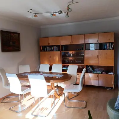 Ein Sitzbereich in der Unterkunft Roter Milan