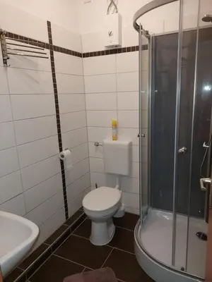 Ein Badezimmer in der Unterkunft City Pension Senftenberg / Apartment Nr.2