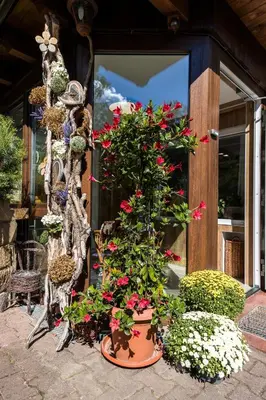 Ein Garten an der Unterkunft Ferienwohnung ZUM WOHLFÜHLEN