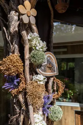 Ein Garten an der Unterkunft Ferienwohnung ZUM WOHLFÜHLEN