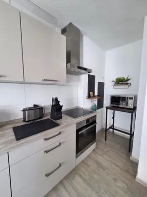 Küche/Küchenzeile in der Unterkunft Ferienwohnung NR1