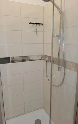 Ein Badezimmer in der Unterkunft Striesener Idylle, ruhig und grün in Elbnähe