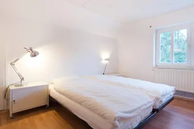 Ein Bett oder Betten in einem Zimmer der Unterkunft Burg Schöna