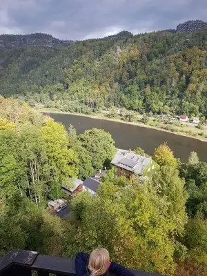 Naturlandschaft in der Nähe des Ferienhauses