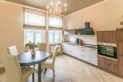Küche/Küchenzeile in der Unterkunft Ferienappartements-Milina
