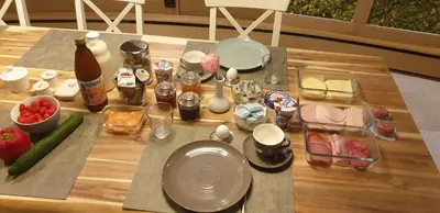 Essen in der Ferienwohnung oder in der Nähe