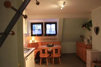 Küche/Küchenzeile in der Unterkunft Romantik Landhaus