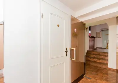 Küche/Küchenzeile in der Unterkunft Pension für Monteure in Dresden, Zimmer mit eigenem Bad und großer Gemeinschaftsküche
