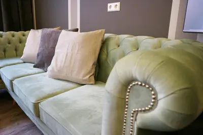Ein Sitzbereich in der Unterkunft Apartment Alte Schusterei