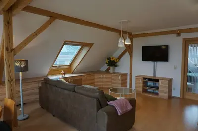 TV/Unterhaltungsangebot in der Unterkunft Apartment mit Ausblick im Dresdner Südwesten
