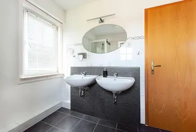 Ein Badezimmer in der Unterkunft Pension Villa Irene