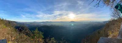 Naturlandschaft in der Nähe des Ferienhauses