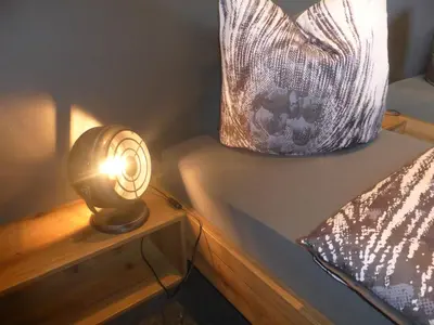Ein Bett oder Betten in einem Zimmer der Unterkunft Gästezimmer in einer Ferienwohnung Thiele in Roßwein