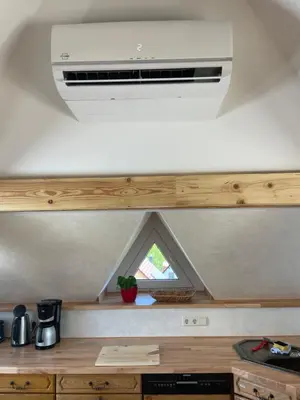 Küche/Küchenzeile in der Unterkunft Apartment-Haus Landeskrone