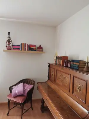 Die Bibliothek in der Ferienwohnung