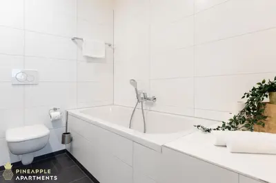 Ein Badezimmer in der Unterkunft PINEAPPLE APARTMENTS - Altstadt V - 112qm - 1x free parking