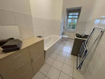 Ein Badezimmer in der Unterkunft Apartments Strehlen