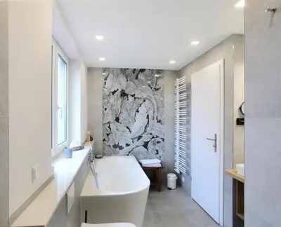 Ein Badezimmer in der Unterkunft Haus Welzel
