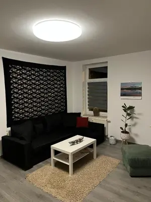 Ein Sitzbereich in der Unterkunft MyHome Einsiedel an der Zwönitz 2