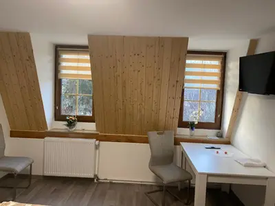 TV/Unterhaltungsangebot in der Unterkunft Zimmervermietung Abir