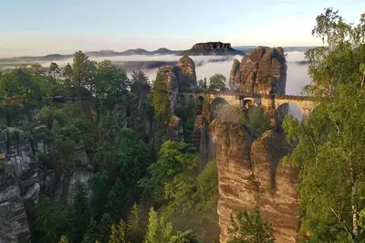 Naturlandschaft in der Nähe der Ferienwohnung