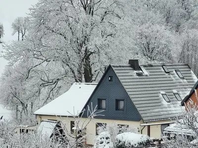 Ferienhaus Keppler im Erzgebirge im Winter