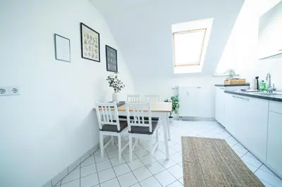 Küche/Küchenzeile in der Unterkunft FullHouse - Chemnitz - M34 - 3 Beds - Nespresso