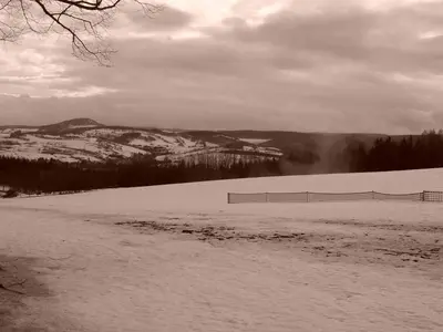 Naturlandschaft in der Nähe der Ferienwohnung