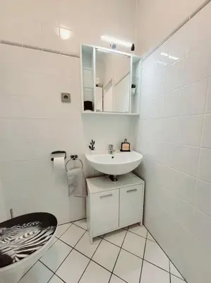 Ein Badezimmer in der Unterkunft Gemütliches helles Appartement
