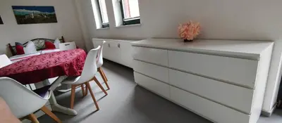 Grundriss der Unterkunft zu den blauen Schwertern