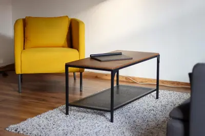 Ein Sitzbereich in der Unterkunft alexxanders Apartments & Studios