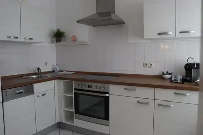 Küche/Küchenzeile in der Unterkunft alexxanders Apartments & Studios