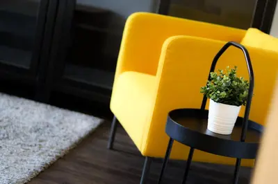 Ein Sitzbereich in der Unterkunft alexxanders Apartments & Studios