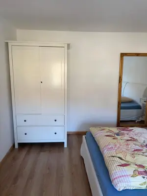Ein Bett oder Betten in einem Zimmer der Unterkunft Elbblick