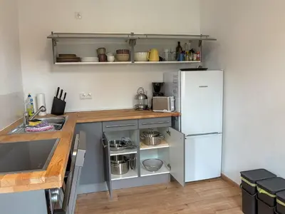 Küche/Küchenzeile in der Unterkunft Haus Felsenruh